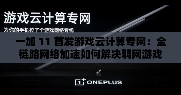 一加 11 首发游戏云计算专网：全链路网络加速如何解决弱网游戏延迟痛点