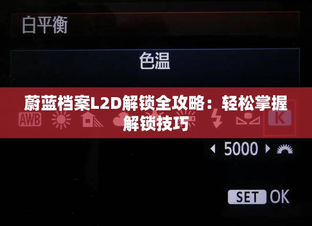 蔚蓝档案L2D解锁全攻略：轻松掌握解锁技巧